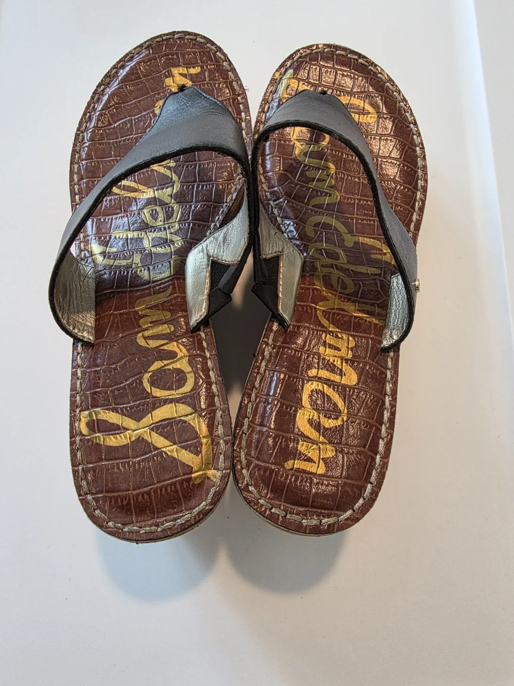 Sam Edelman Black Leather Sandals